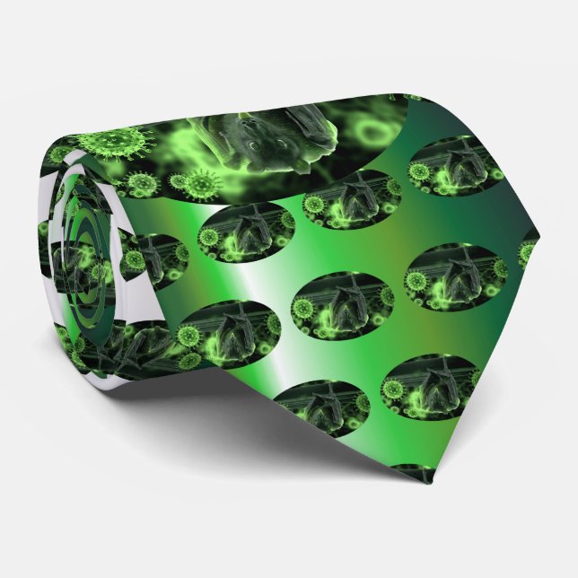 Coronavirus Covid-19 Bat Tie (Rolled)