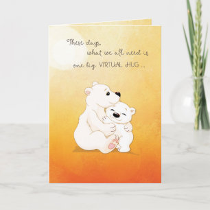 Coronavirus COVID-19 Bear Hugs For You Card