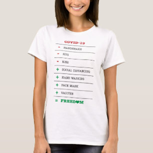 Coronavirus Covid 19 Red Green Black Funny Rules T-Shirt