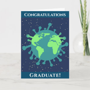 Coronavirus Graduation Class of 2021 Graduate Card