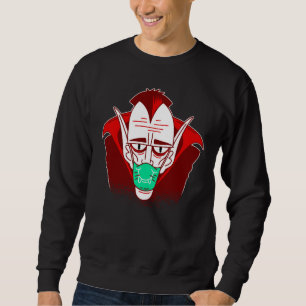 coronavirus halloween face mask vampire sweatshirt