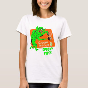 coronavirus halloween monster spooky vibes T-Shirt