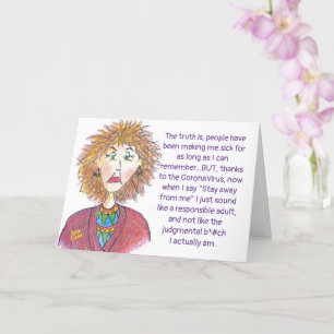 CoronaVirus Humour Card