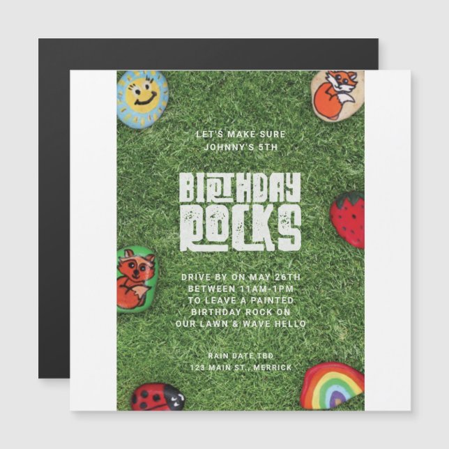 Coronavirus Kids Birthday Invitation (Front/Back)