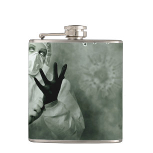 Coronavirus Nurse Hip Flask