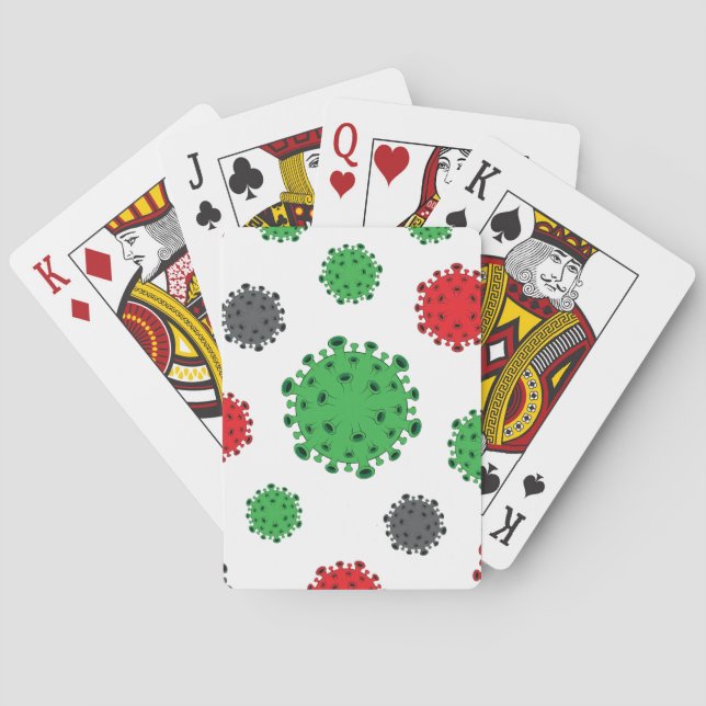 CoronaVirus Playing Cards Covid19 Design Pattern (Back)