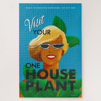 Coronavirus Tourism Bureau House Plant Jigsaw Puzzle