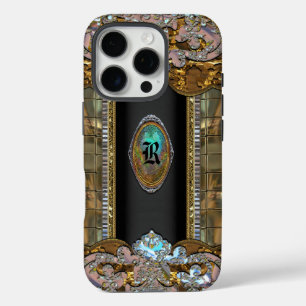 Coronelli Chic Elegant Monogram iPhone 16 Pro Case