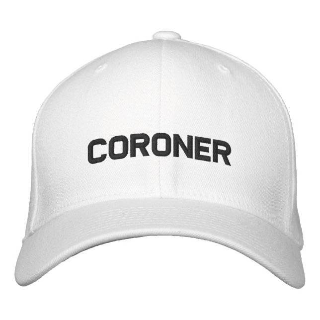 Coroner Embroidered Hat (Front)