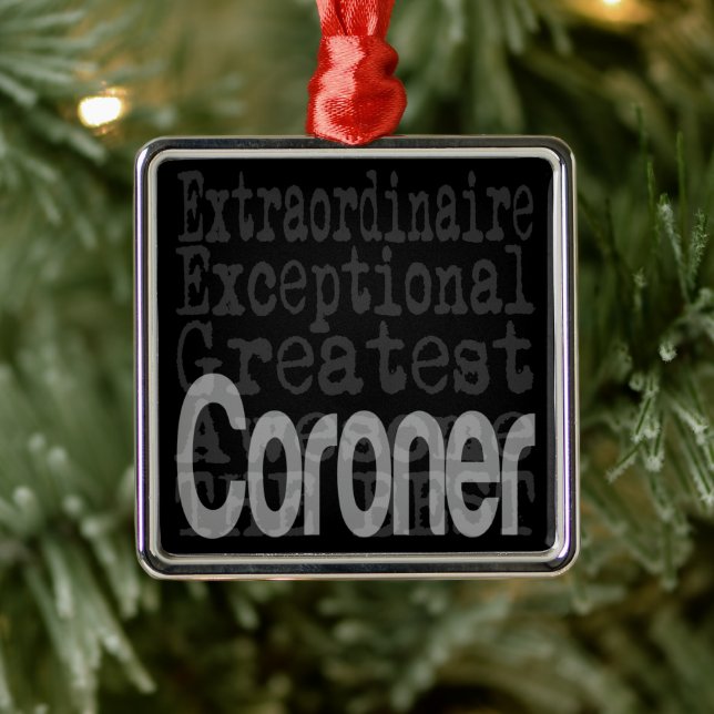 Coroner Extraordinaire Metal Tree Decoration (Tree)