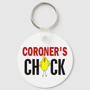 Coroner’s Chick Key Ring
