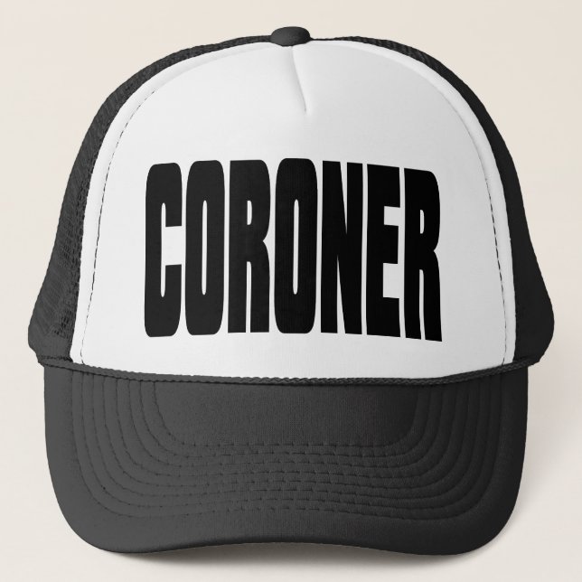Coroner Trucker Hat (Front)