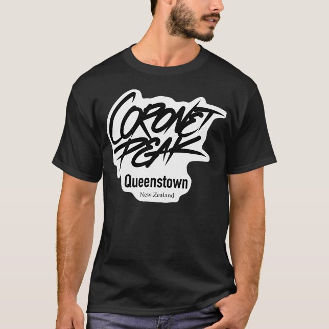 Coronet Peak New Zealand T-Shirt (Front)