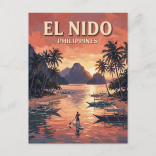Corong Corong Beach El Nido Philippines Postcard