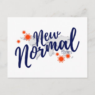 Corornavirus Covid 19 Pandemic New Normal Postcard