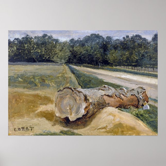 Corot - Fontainebleau Pavé De Chailly Poster (Front)