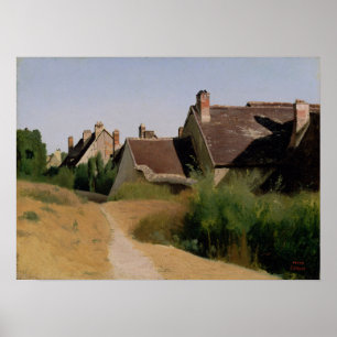 Corot - Houses Near Orleans Poster