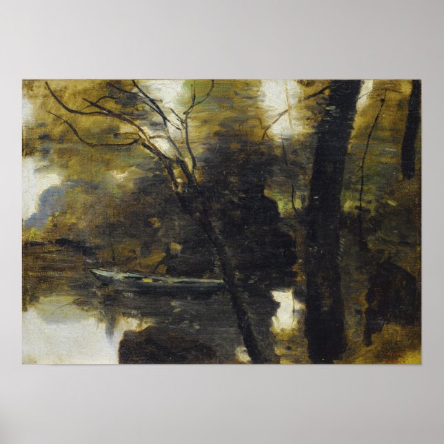 Corot - Noisy-Le-Grand Baroque By The Water Poster (Front)
