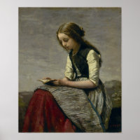 Corot - Reading Girl