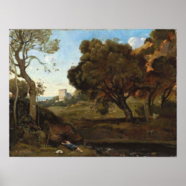 Corot - Shepherd's Rest Poster (Front)
