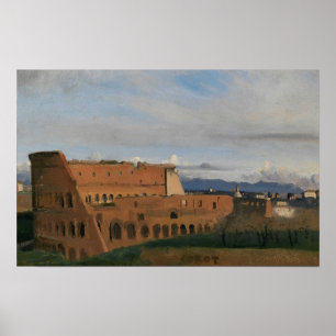 Corot - The Coliseum Poster