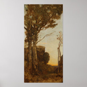 Corot - The Four Times Of Day (Morning) Poster