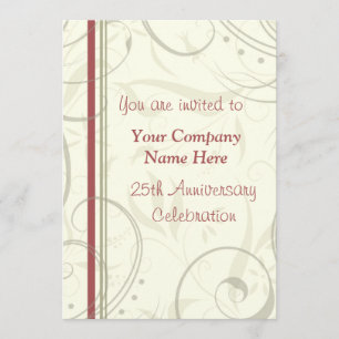Corporate Anniversary Party Invitations