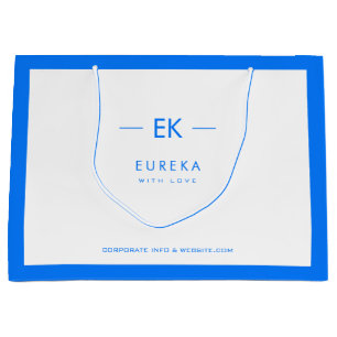 Corporate bag with monogram and Corporate details