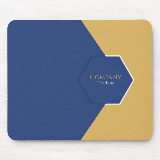 Corporate Blue Mousepad (Front)
