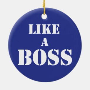 Corporate Boss Ceramic Tree Decoration
