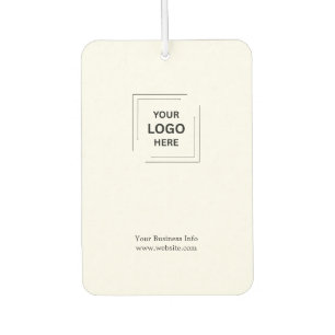 Corporate Branding   Logo Business Minimal Clean Car Air Freshener