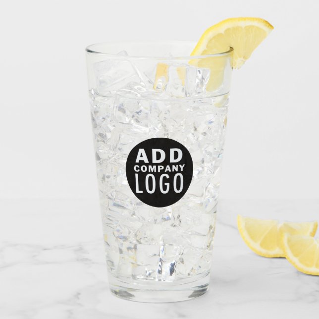 Corporate Business Add A Logo Promotional Glass (Back Ice)