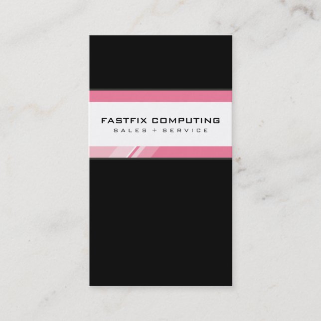 CORPORATE BUSINESS CARD :: hi-tech zing 2P (Front)