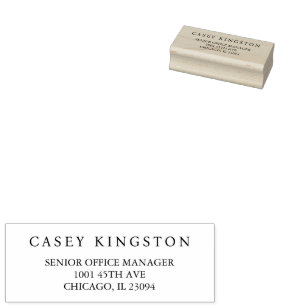 Corporate Business Legal Assistant Simple Rubber Stamp