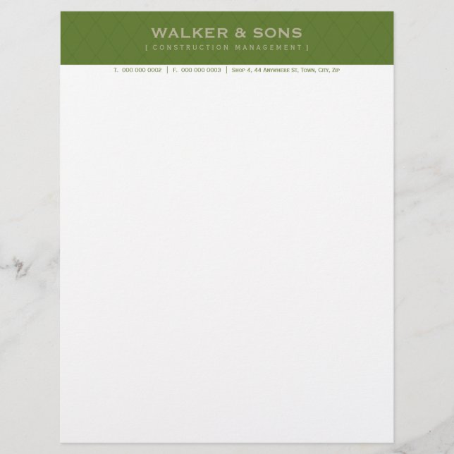 CORPORATE BUSINESS LETTERHEAD :: simply smart 3 (Front)