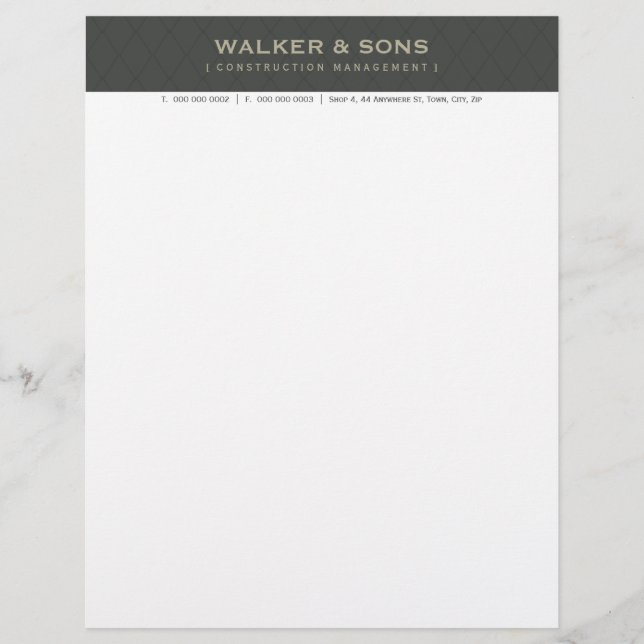CORPORATE BUSINESS LETTERHEAD :: simply smart 5 (Front)