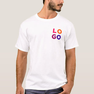 Corporate Business Logo and Text T-Shirt