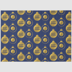 Corporate Business Logo Christmas Ornament Card Tissue Paper