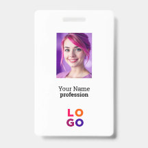 Corporate Business Logo, Photo, Qr Code, Name ID