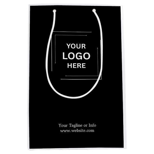 Corporate Business Medium Gift Bag Logo Design (Front)