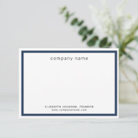 Corporate Business Modern Navy Blue White