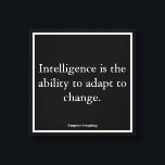 Corporate Business Motivation Hawking Typography Canvas Print<br><div class="desc">Inspirational ,  motivating typography design for the corporate environment.</div>