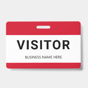 Corporate Business Visitor Badge ID Badge