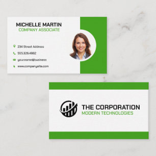 Corporate Business Woman Business Card
