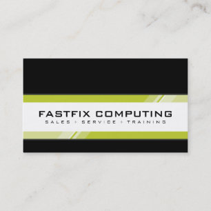 CORPORATE CARD modern hi-tech zing