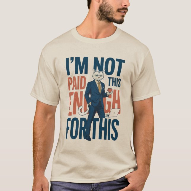 Corporate Cat Funny T-Shirt (Front)