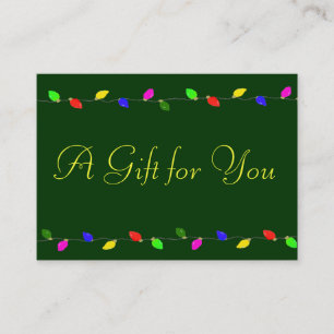 Corporate Christmas Gift Certificate