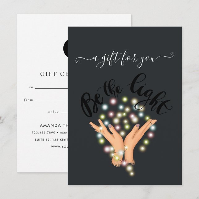 Corporate Christmas Gift Certificate (Front/Back)