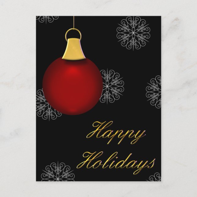 Corporate Christmas Greeting PostCards (Front)