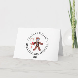 Corporate Christmas Healthcare Workers 2021 Name Card